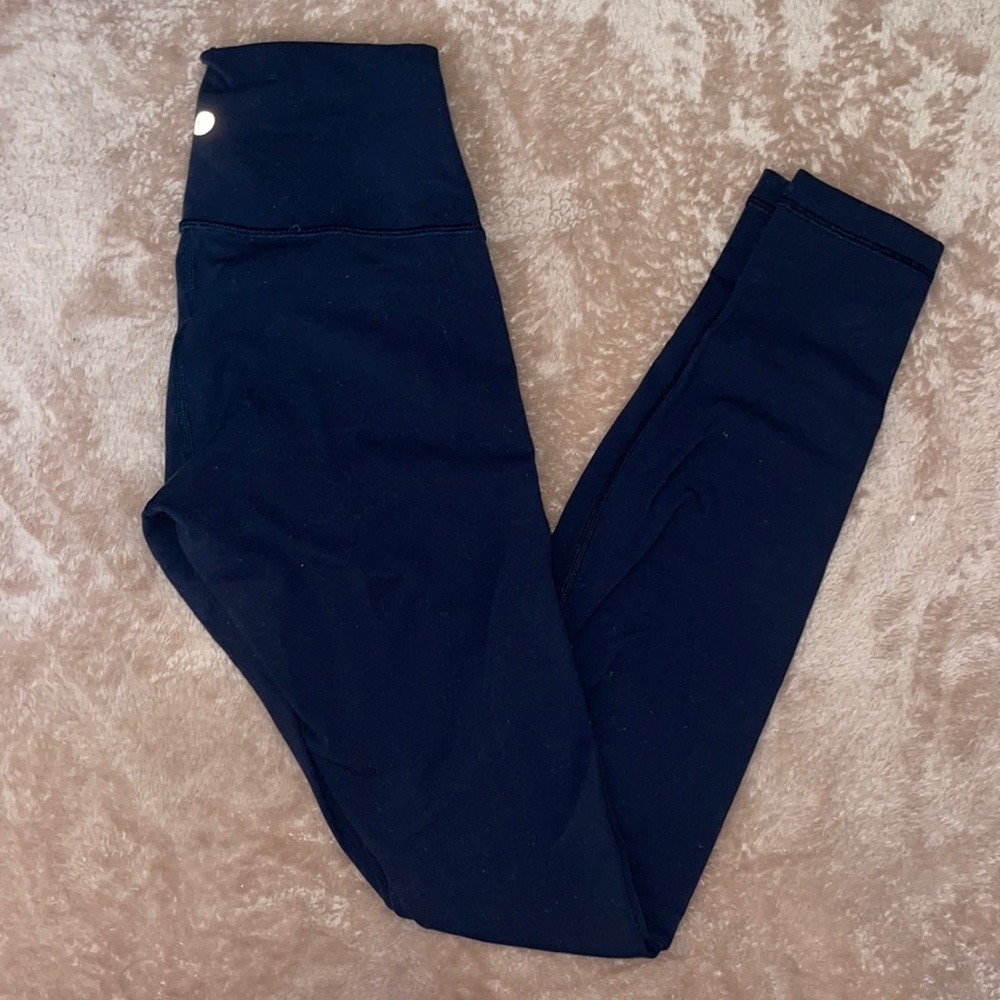 Navy Lulu Lemon Size 4 Leggings